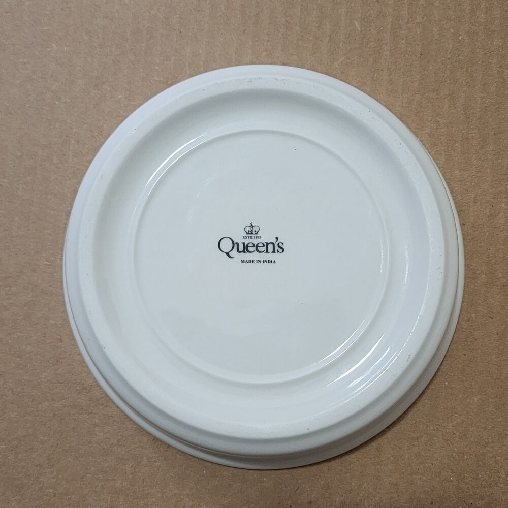 Queen's Porcelain Plate and Bowl Set for Boys White Blue Boys' Toys Pattern - Picture 6 of 6